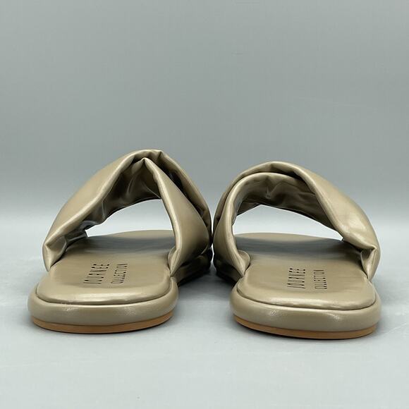 NEW Journee Collection Women’s Addilynn Puff Flat Sandals Green Size 9 - Picture 4 of 10